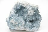 Sky Blue Celestine (Celestite) Crystal Geode Section - Madagascar #210387-3